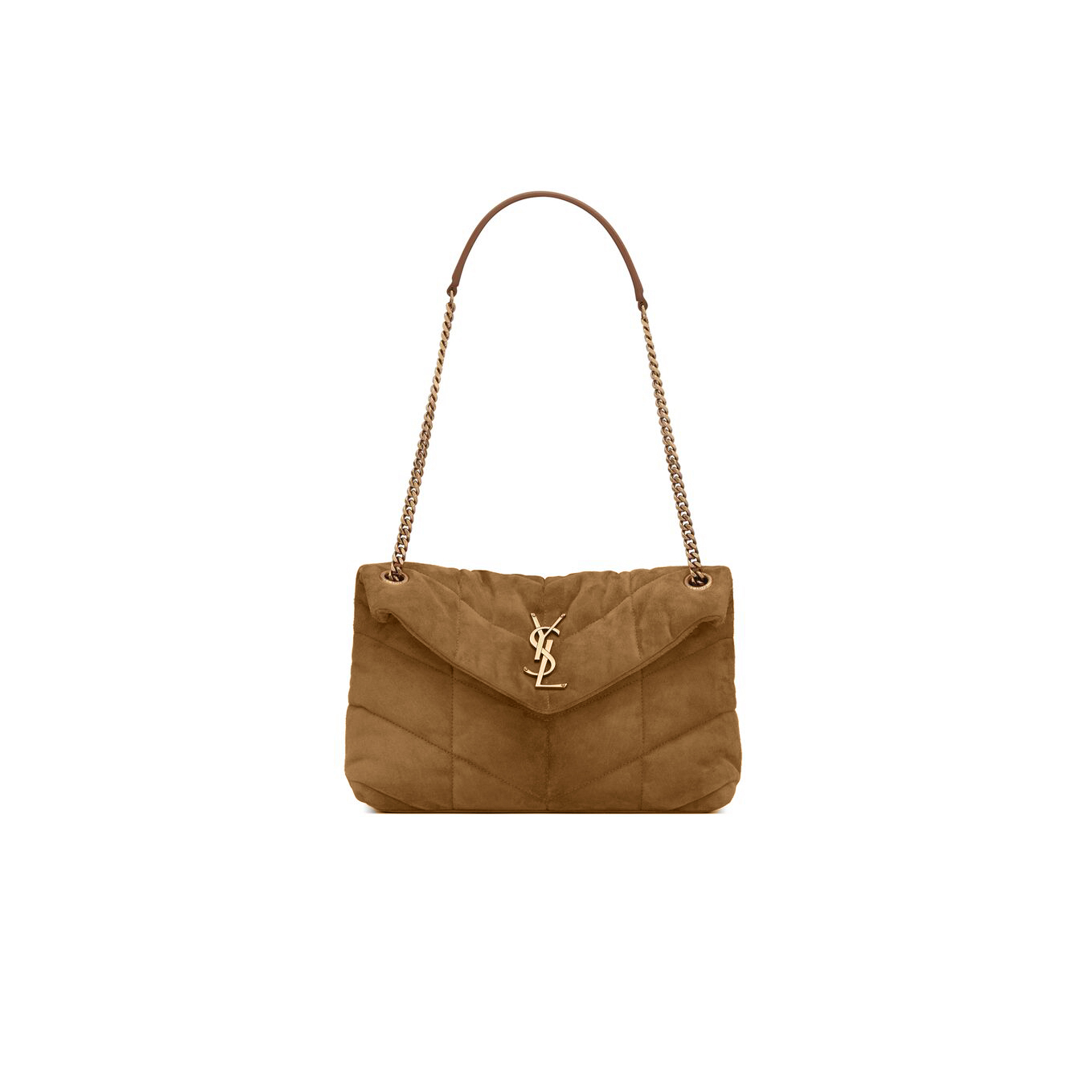 YSL PUFFER SMALL IN SUEDE 57747616289502 (29*17*11cm)